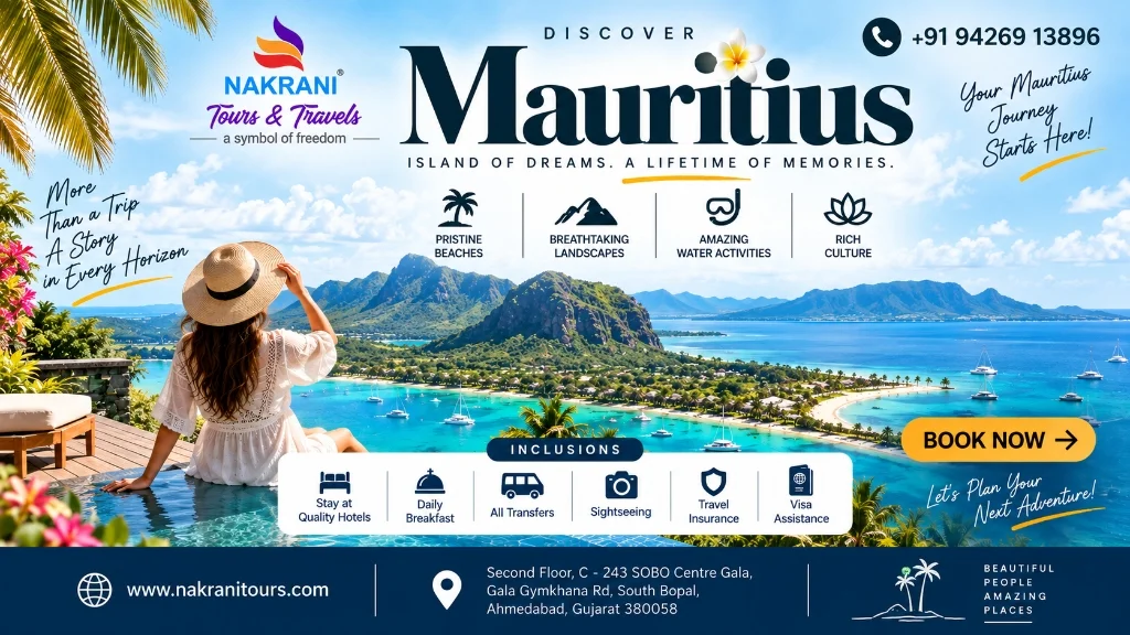 Mauritius Tour Package from Ahmedabad - Nakrani Tours & Travels